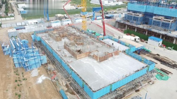 世界杯全球运动用品供应平台 中国十九冶滕州市自若东路片区城市更新名堂首栋楼冲出“正负零”